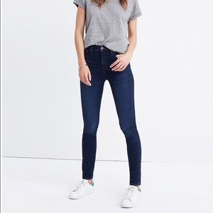Madewell high rise skinny jeans
